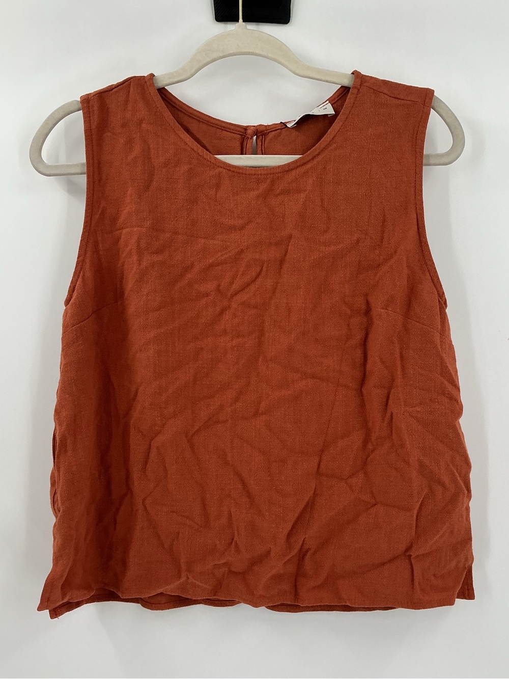Short story top size medium petite new linen blend
